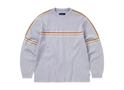 thisisneverthat Striped Knit L/S Top "Lavender"