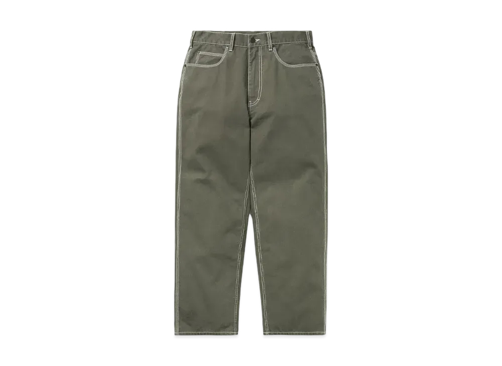 thisisneverthat Contrast Stitch Pant "Olive"