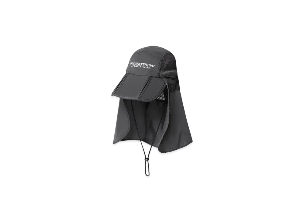 thisisneverthat Long Bill Sun Sport Cap "Black"