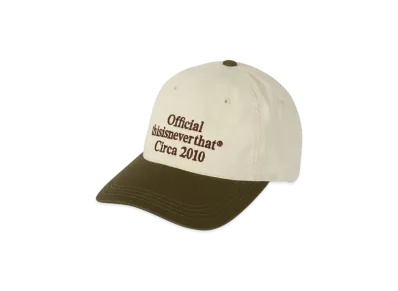 thisisneverthat Times Cap "Beige/Brown"