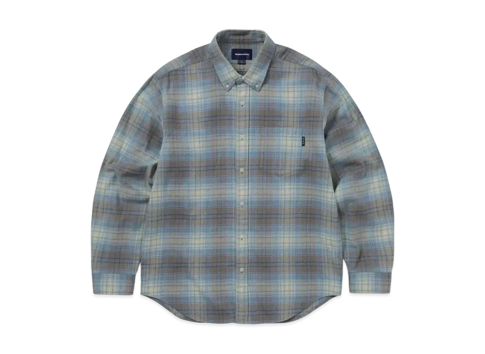 thisisneverthat Flannel Check Shirt "Grey"