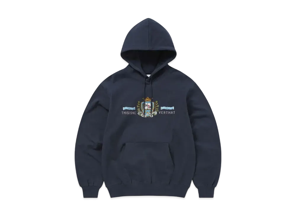 thisisneverthat Crest Hoodie "Navy"