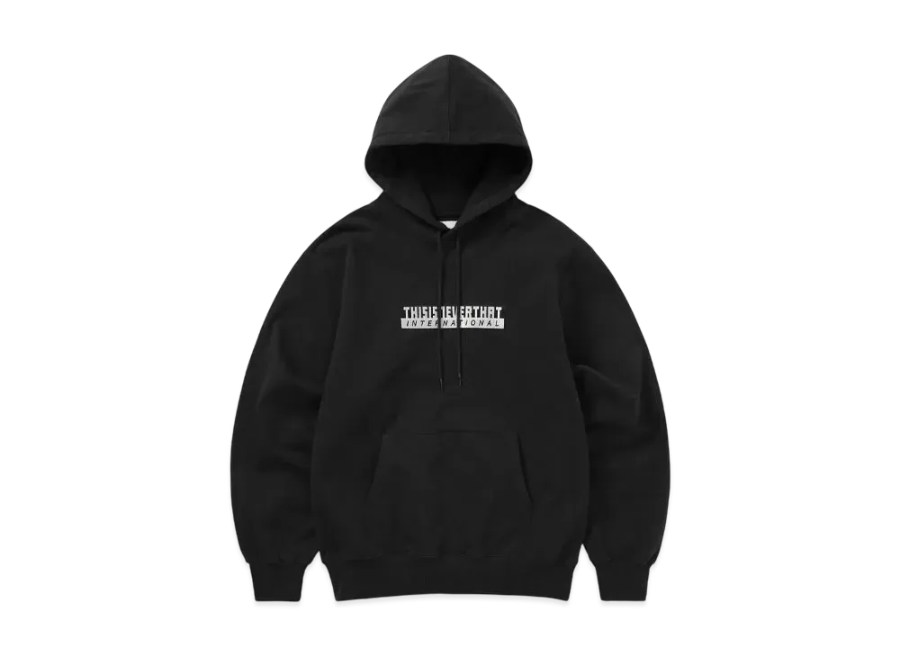 thisisneverthat TNT International Hoodie "Black"