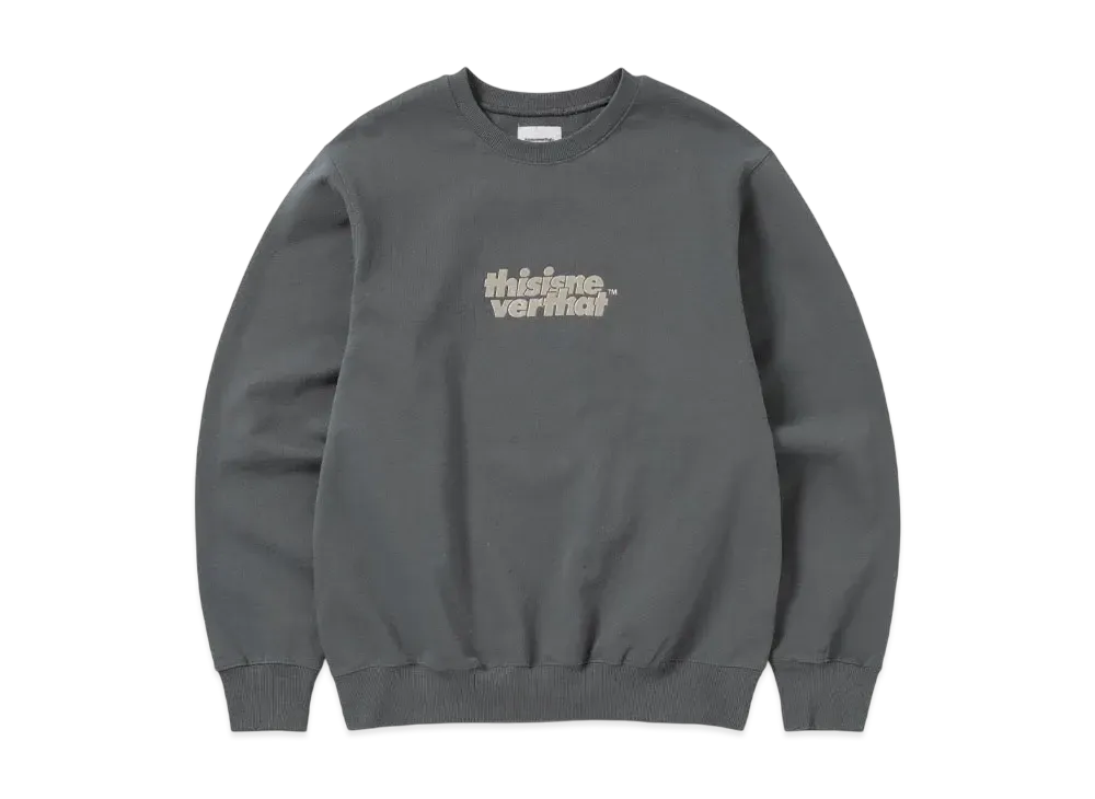 thisisneverthat OL-Logo Crewneck "Dark Grey"