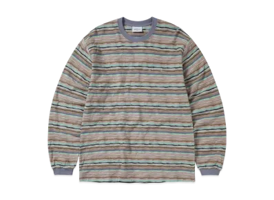 thisisneverthat Wave Jacquard L/S Tee "Pale Peach"