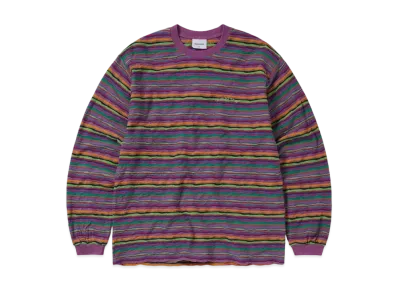thisisneverthat Wave Jacquard L/S Tee "Violet"