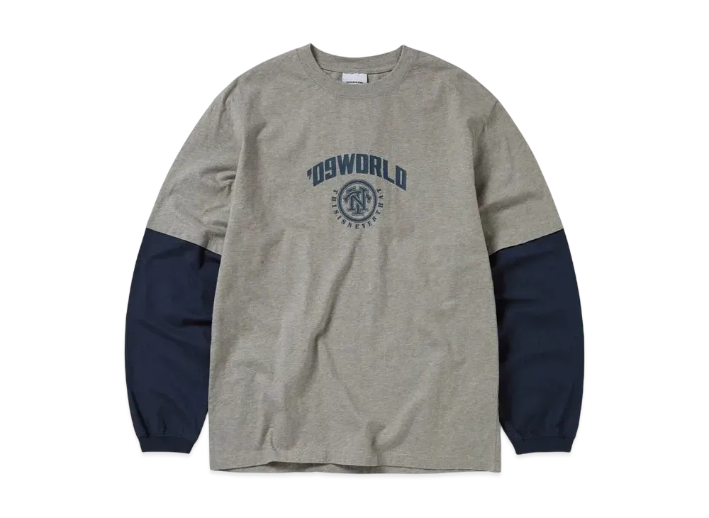thisisneverthat Layered L/S Tee "Dark Heather Grey"