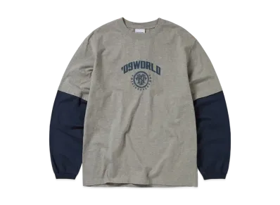 thisisneverthat Layered L/S Tee "Dark Heather Grey"