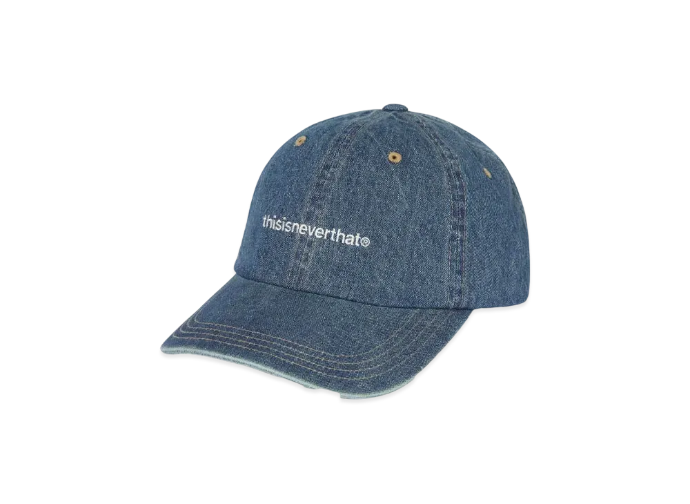 thisisneverthat Denim T-Logo Cap "Washed Blue"