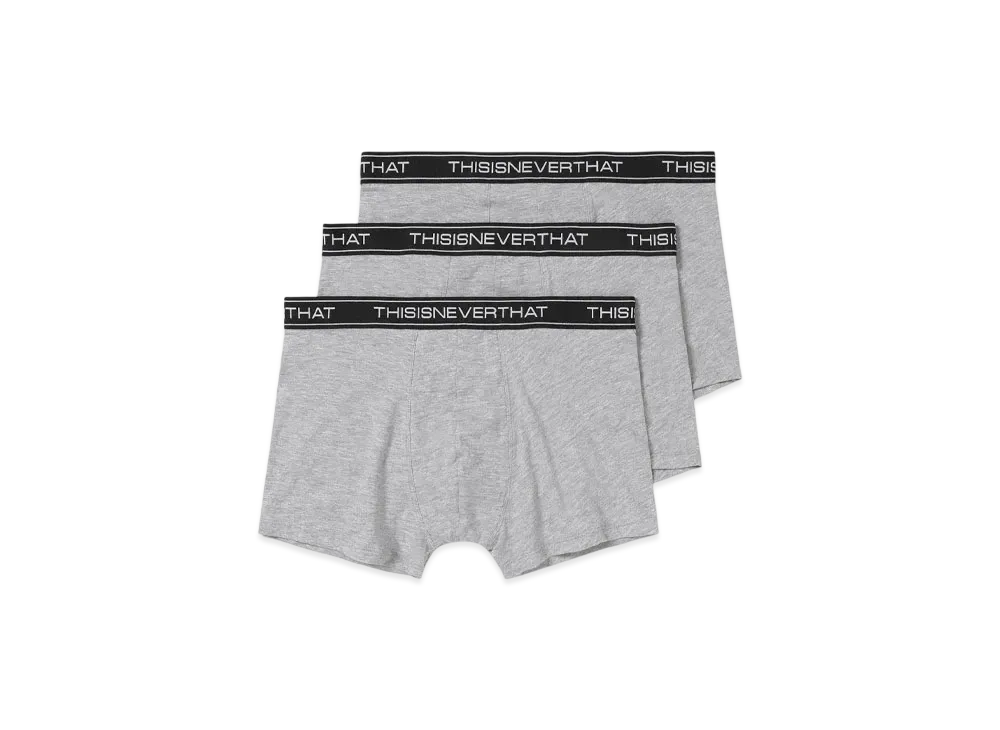 thisisneverthat Cotton Briefs 3Pack "Grey"