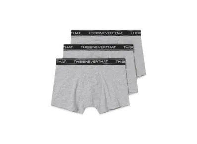 thisisneverthat Cotton Briefs 3Pack "Grey"