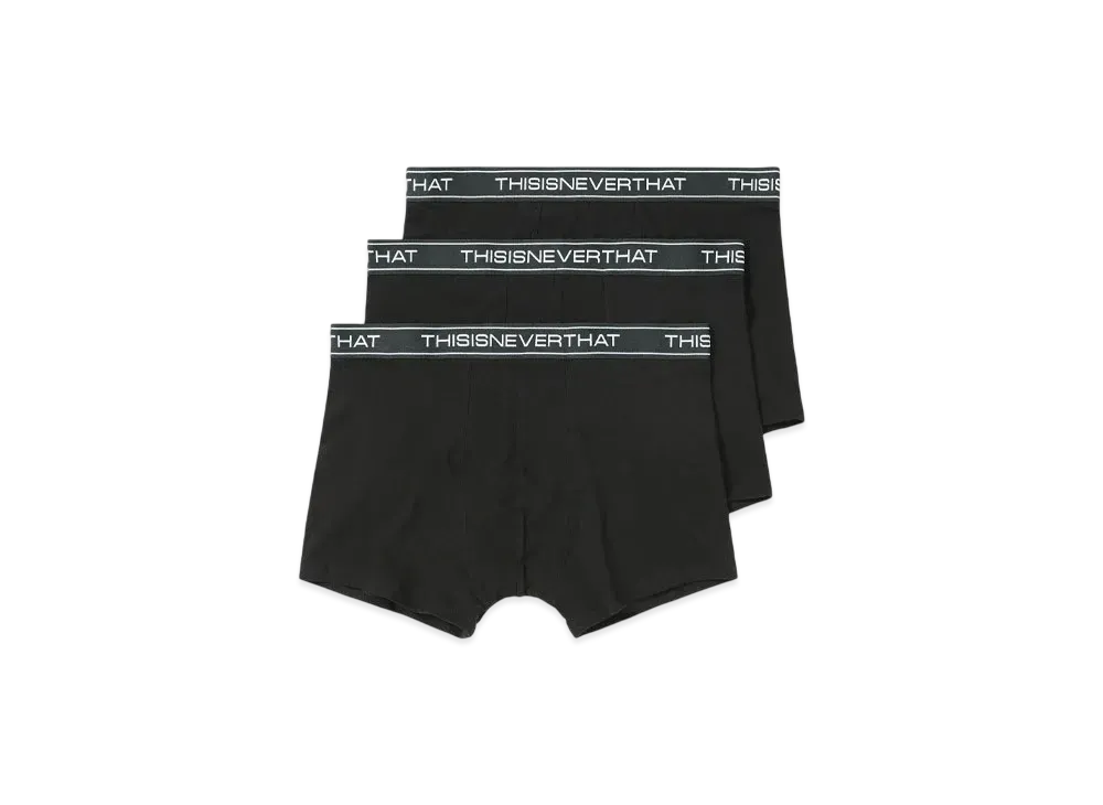 thisisneverthat Cotton Briefs 3Pack "Black"