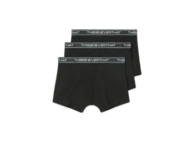 thisisneverthat Cotton Briefs 3Pack "Black"