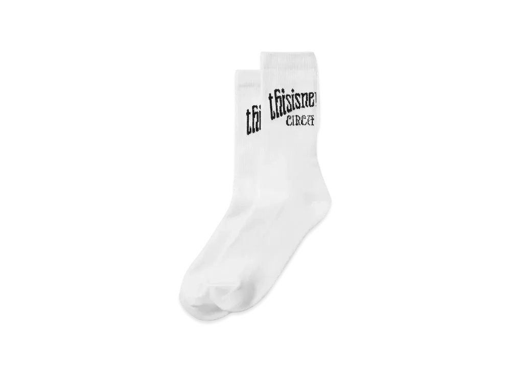 thisisneverthat RS-Logo Socks "White"
