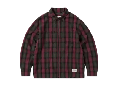 thisisneverthat Gore-Tex Windstopper Shaggy Check Shirt "Red"