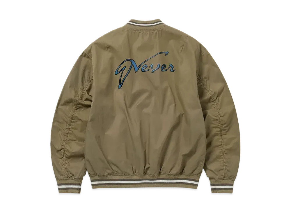 thisisneverthat Faded Stadium Jacket "Beige"