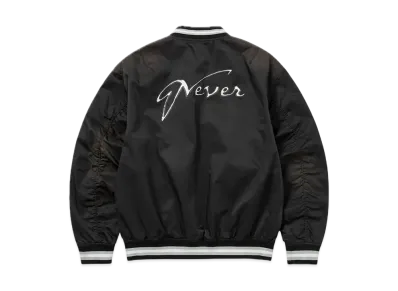 thisisneverthat Faded Stadium Jacket "Black"