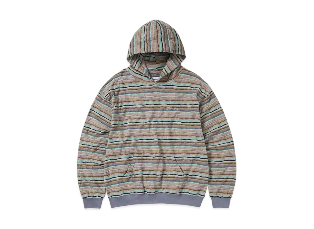 thisisneverthat Wave Jacquard Hoodie "Pale Peach"