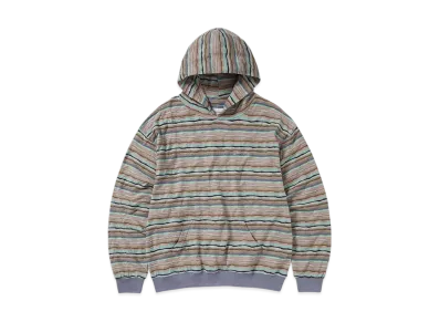 thisisneverthat Wave Jacquard Hoodie "Pale Peach"
