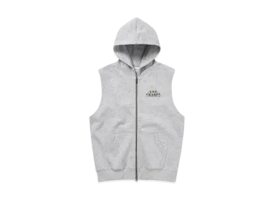 thisisneverthat Sleeveless Zip Up Hoodie "Heather Grey"