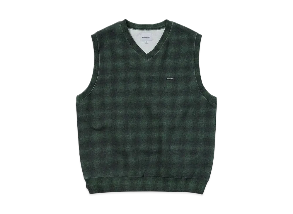 thisisneverthat T.N.T. Classic HDP V Neck Vest "Shadow Plaid"
