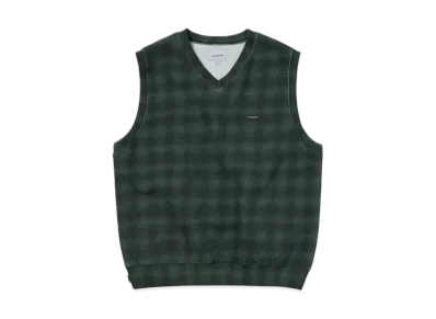thisisneverthat T.N.T. Classic HDP V Neck Vest "Shadow Plaid"
