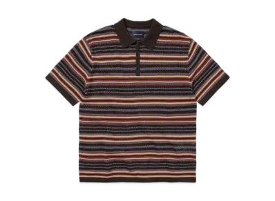 thisisneverthat Striped S/S Knit Polo "Red"