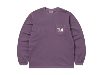 thisisneverthat That Pocket L/S Tee "Purple"