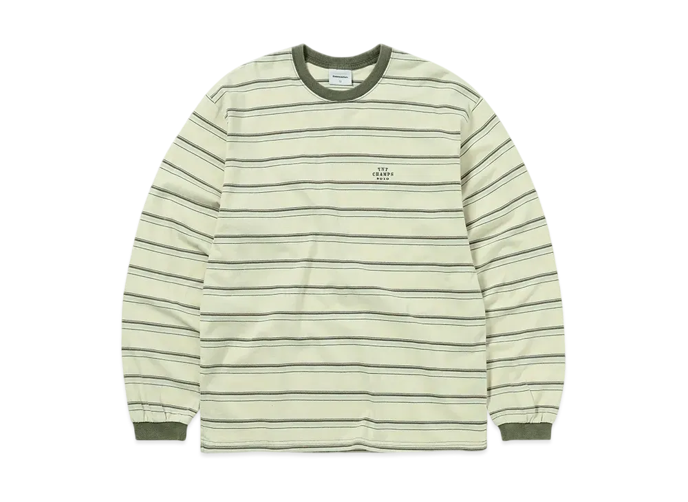 thisisneverthat Striped L/S Tee "Yellow"
