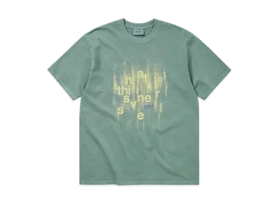 thisisneverthat Brushed Paint Tee "Emerald"