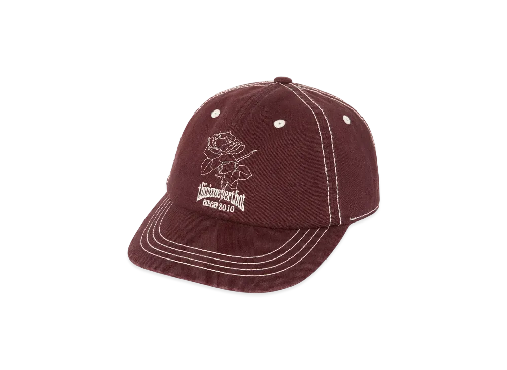 thisisneverthat Contrast Stitch Cap "Burgundy"