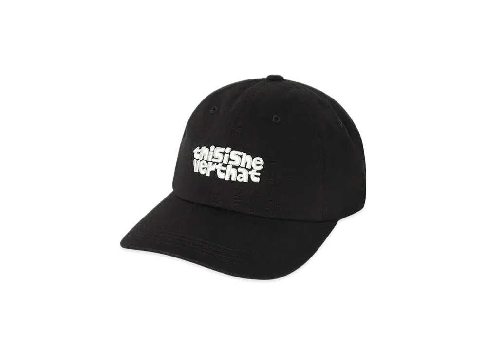 thisisneverthat Bold Logo Cap "Black"