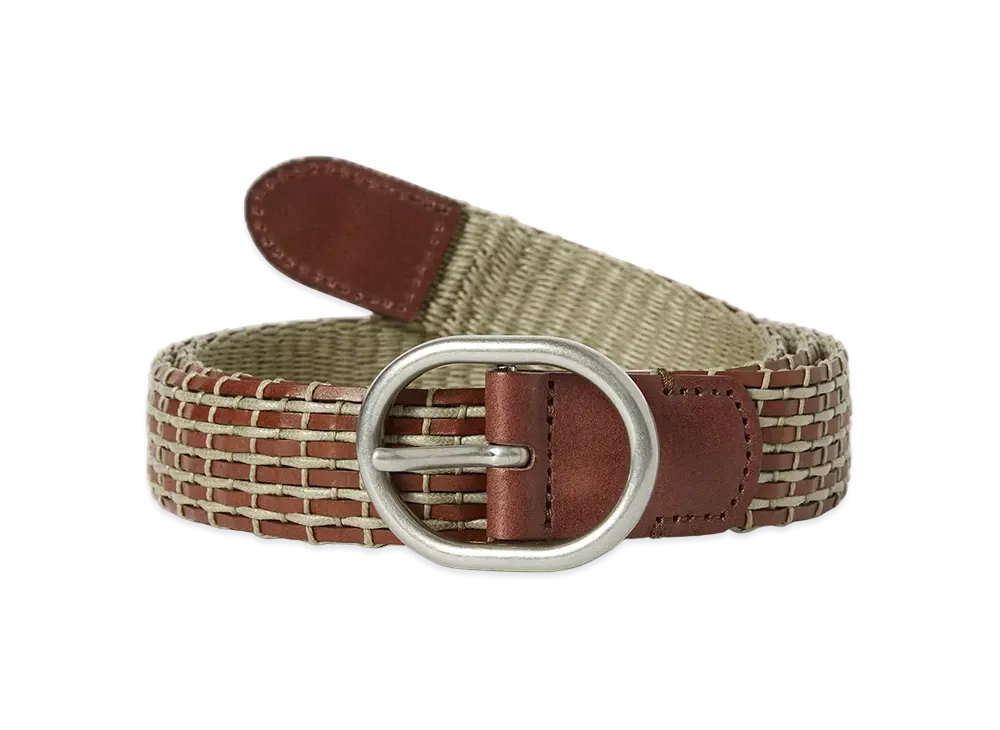 thisisneverthat Multicolor Woven Belt "Beige"