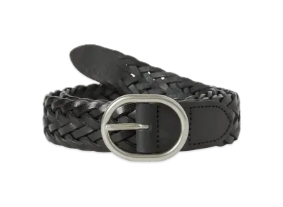 thisisneverthat Leather Mesh Belt "Black"