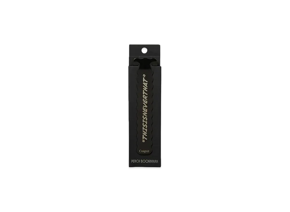 thisisneverthat Perch Bookmark "Black"