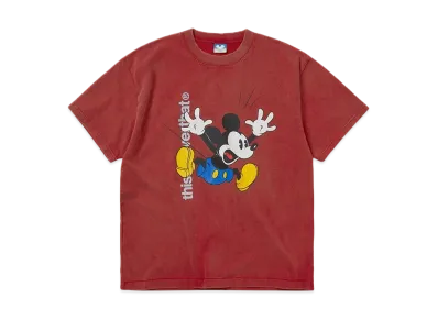 thisisneverthat x Disney Mickey Jumping Tee "Red"