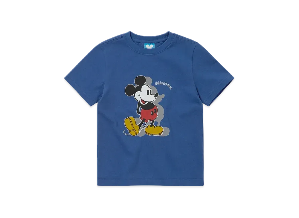 thisisneverthat x Disney Mickey Kids Tee "Blue"
