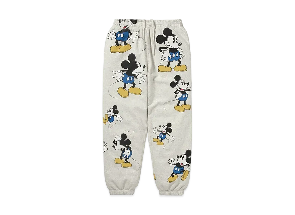 thisisneverthat x Disney Multi Mickey Sweatpant "Light Heather Grey"