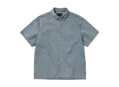 thisisneverthat Washed Denim S/S Shirt "Washed Blue"