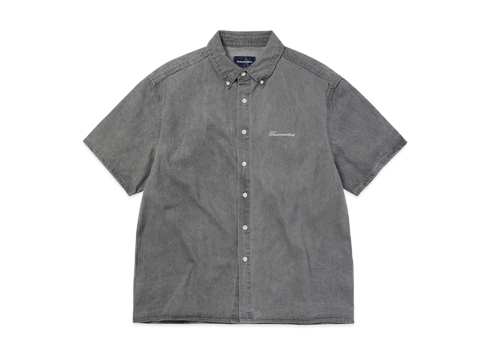 thisisneverthat Washed Denim S/S Shirt "Grey"