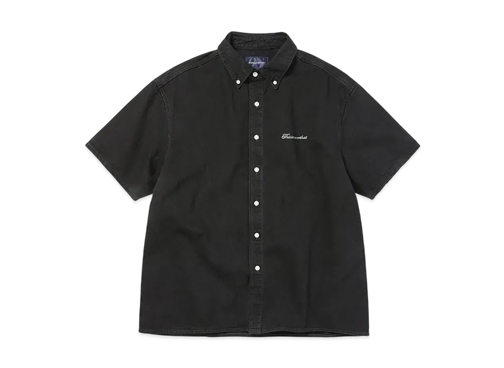 thisisneverthat Washed Denim S/S Shirt "Black"