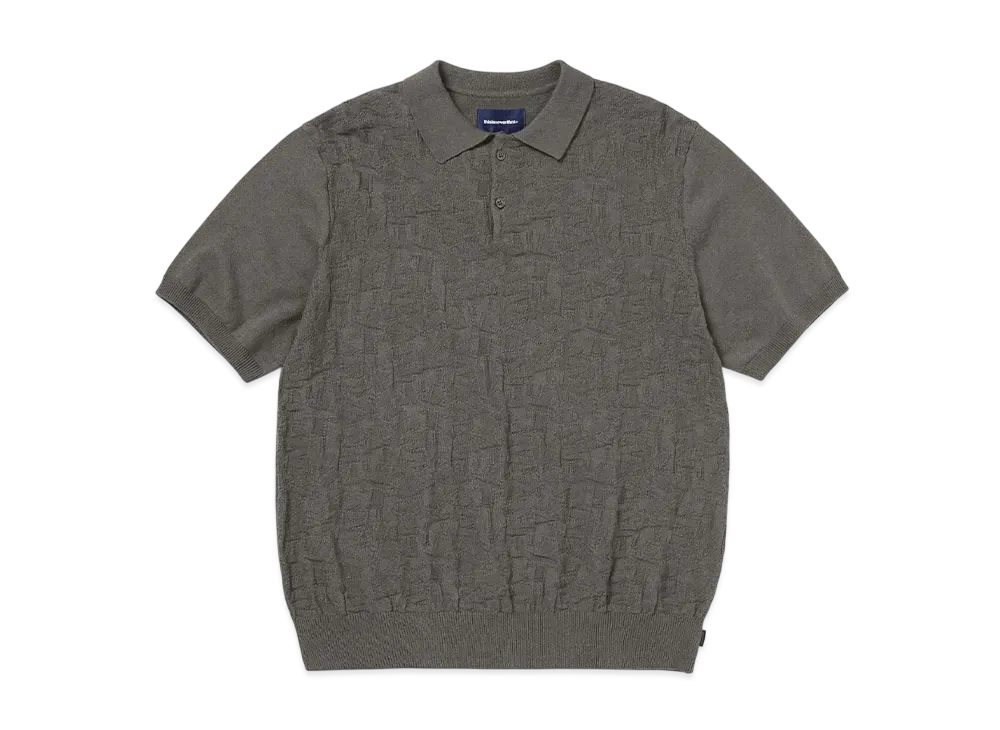 thisisneverthat Stacked TNT S/S Knit Polo "Grey"