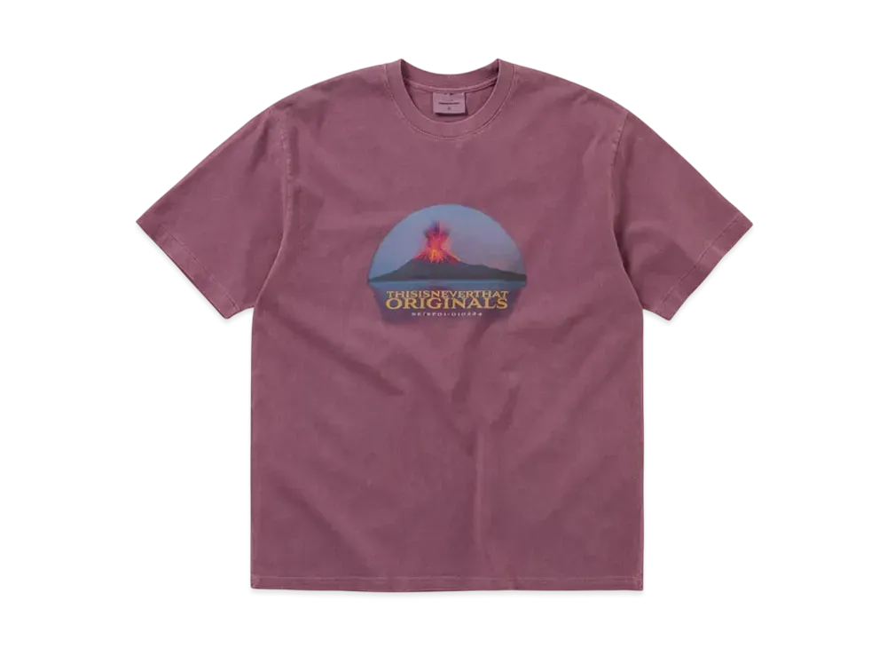 thisisneverthat Volcano Tee "Fuchsia"