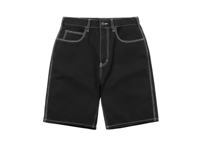 thisisneverthat Contrast Stitch Short "Black"
