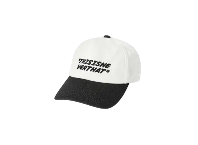 thisisneverthat Visor Denim Cap "White/Black"
