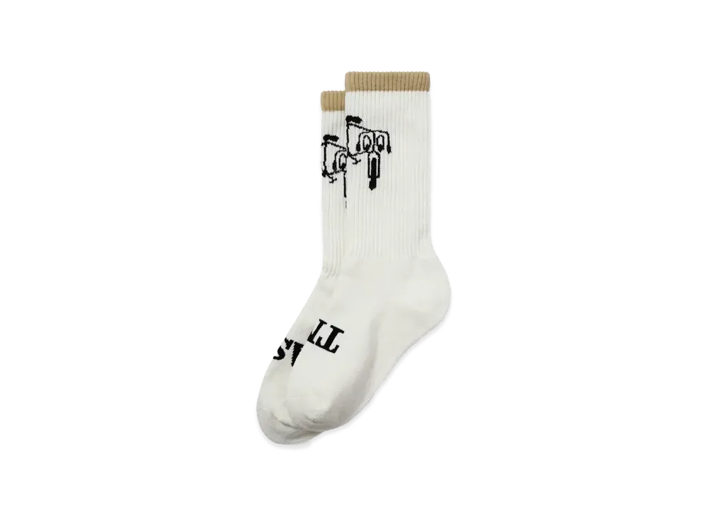 thisisneverthat x Actual Source Socks "White"
