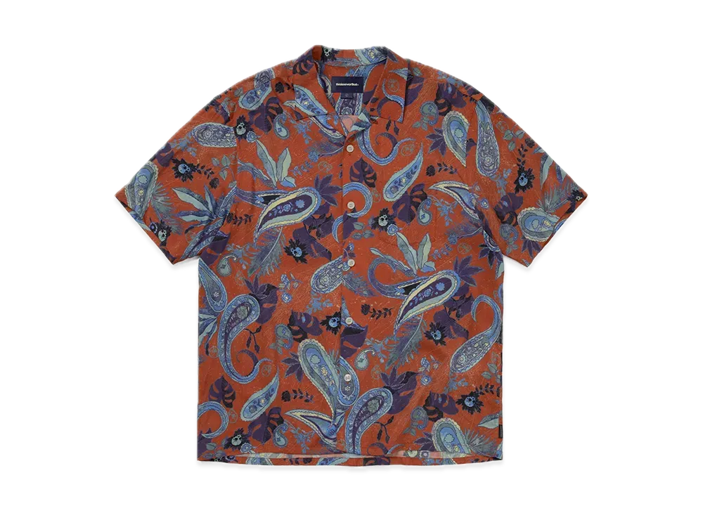thisisneverthat Weird Paisley S/S Shirt "Red"