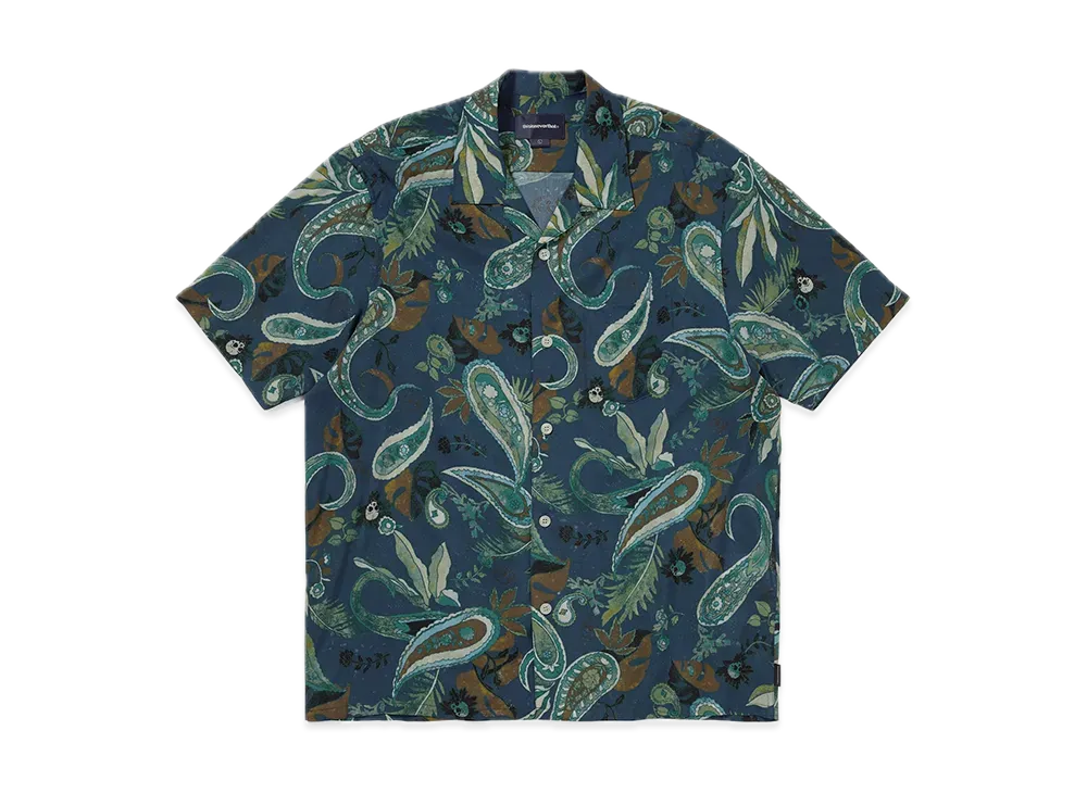 thisisneverthat Weird Paisley S/S Shirt "Navy"
