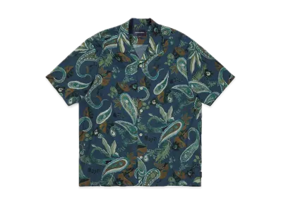 thisisneverthat Weird Paisley S/S Shirt "Navy"