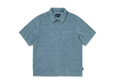 thisisneverthat Terry S/S Zip Shirt "Blue"